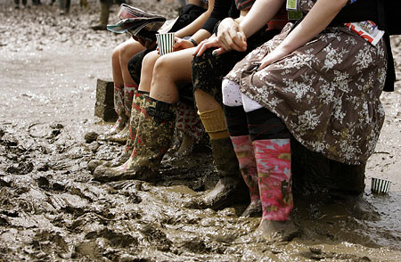 V Festival has already been hit with mud (Picture: Freida Sofia)